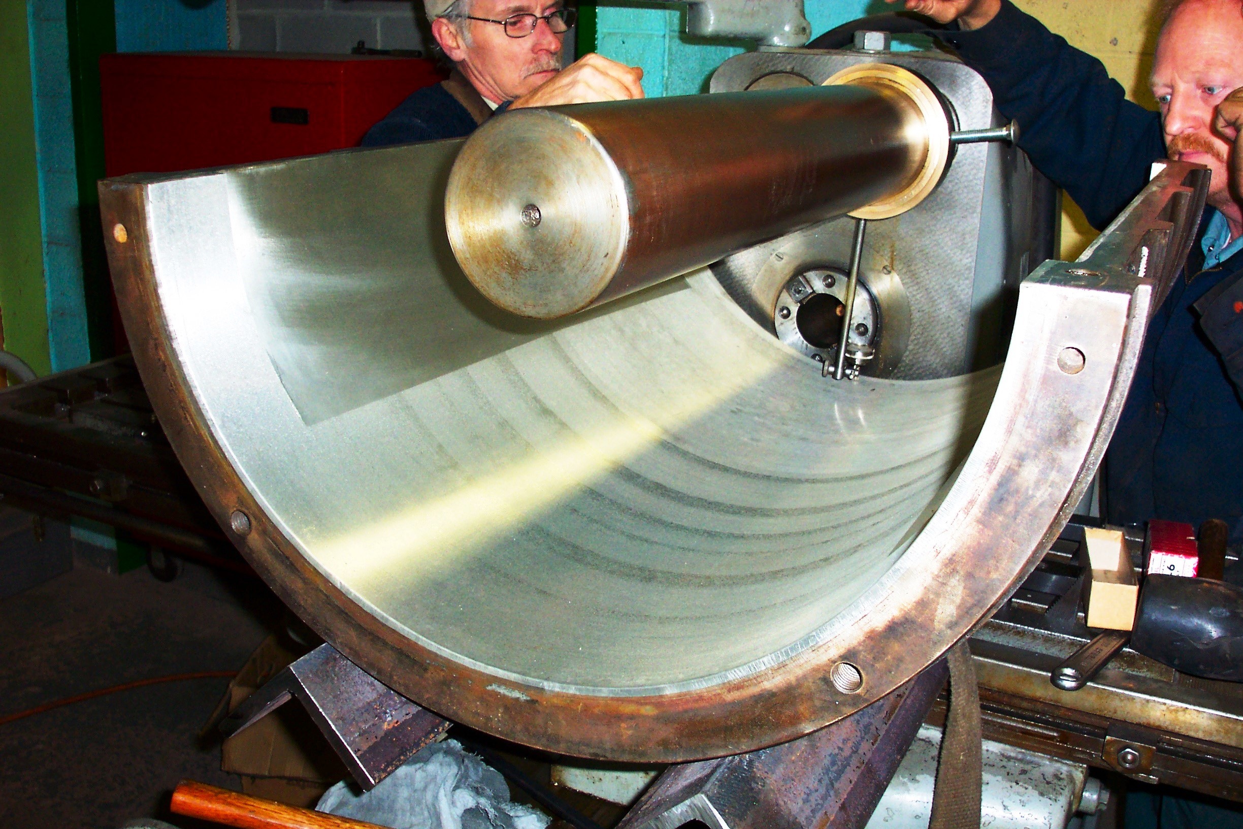 Man Measuring The Metal